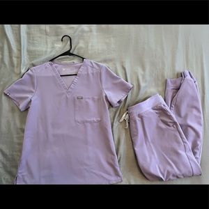 FIGS LAVENDER DEW SET small catarina medium Zamoras